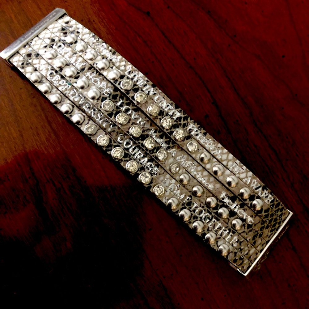 Women’s Silver Bracelet. Encouragement Bracelet